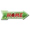 Signmission Home Arrow Decal Funny Home Decor 36in Wide D-A-12-999818 - alternate 1